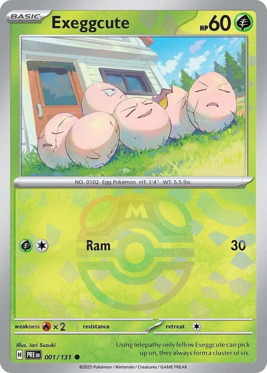 Exeggcute (Master Ball Pattern) - 001/133 - Common