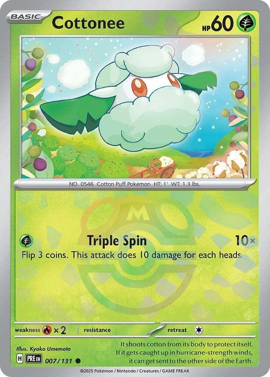 Cottonee (Master Ball Pattern) - 007/133 - Common