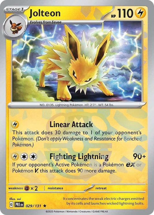 Jolteon (Master Ball Pattern) - 029/131 - Rare