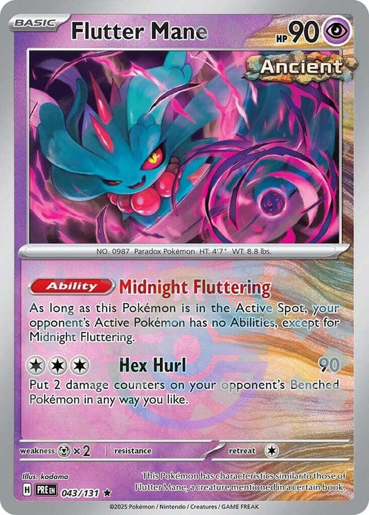 Flutter Mane (Master Ball Pattern) - 043/131 - Rare