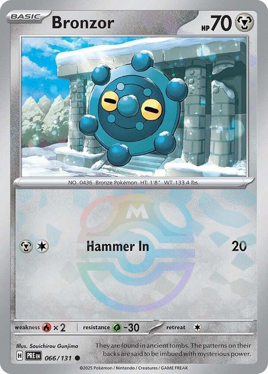 Bronzor (Master Ball Pattern) - 066/131 - Common