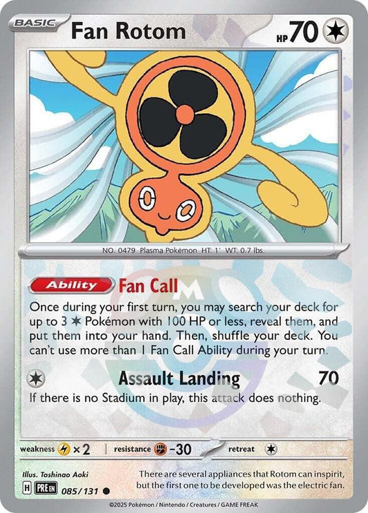 Fan Rotom (Master Ball Pattern) - 085/131 - Common
