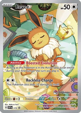 Eevee - 173 (Pokemon Center Exclusive) 173 - SV Scarlet  Violet Promo Cards Holofoil