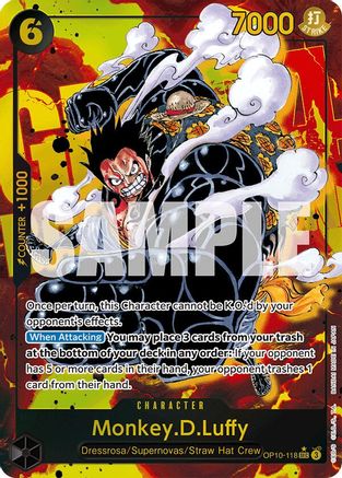 Monkey.D.Luffy (118) (Parallel) (OP10-118) - Royal Blood Foil