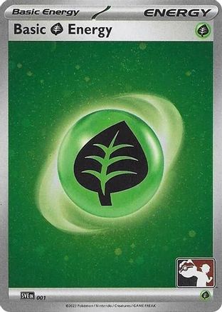 Basic Grass Energy 001  - Holofoil Prize Pack Series Cards - Common