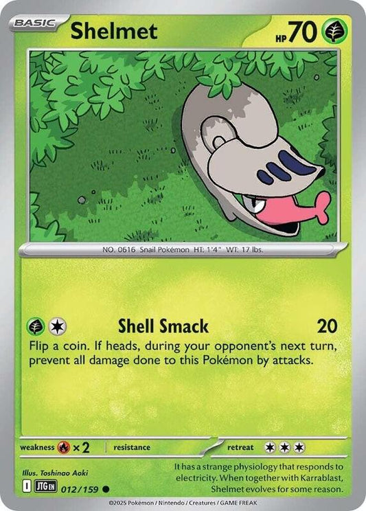 Shelmet - 012/159 - Common - Reverse Holofoil