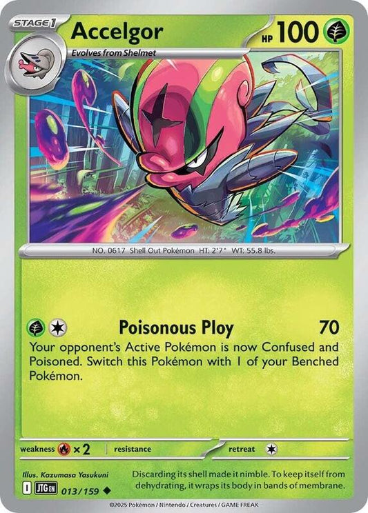 Accelgor - 013/159 - Uncommon - Reverse Holofoil
