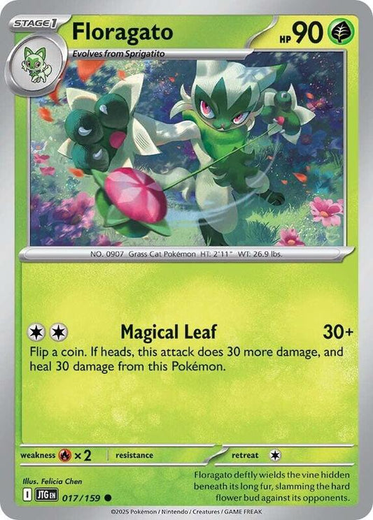 Floragato - 017/159 - Common - Reverse Holofoil