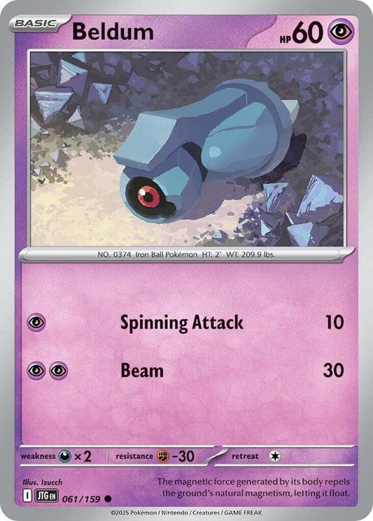 Beldum - 061/159 - Common - Reverse Holofoil