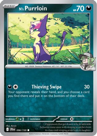 N's Purrloin 096/159  SV09 Journey Together - Common