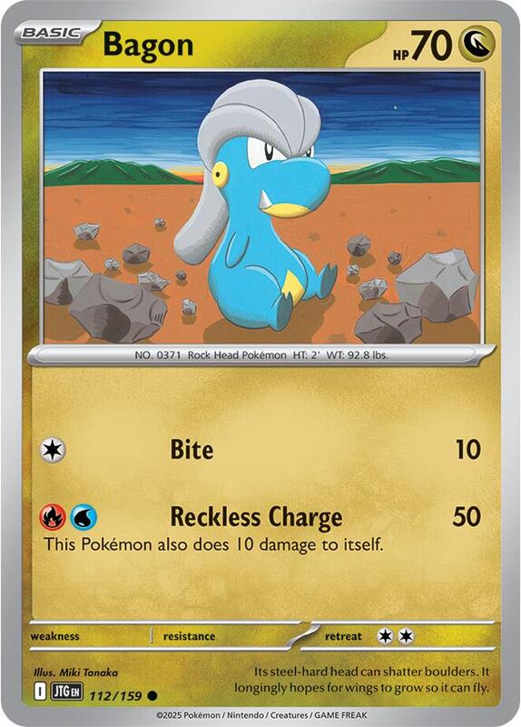Bagon - 112/159 - Common - Reverse Holofoil