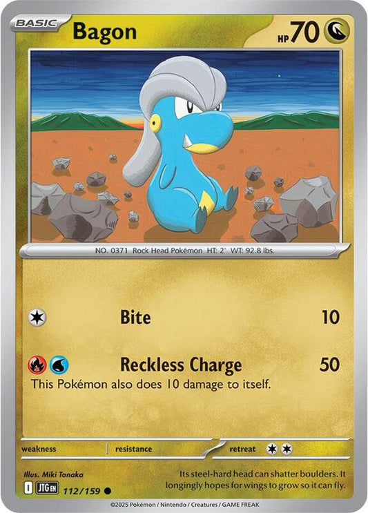 Bagon - 112/159 - Common - Reverse Holofoil