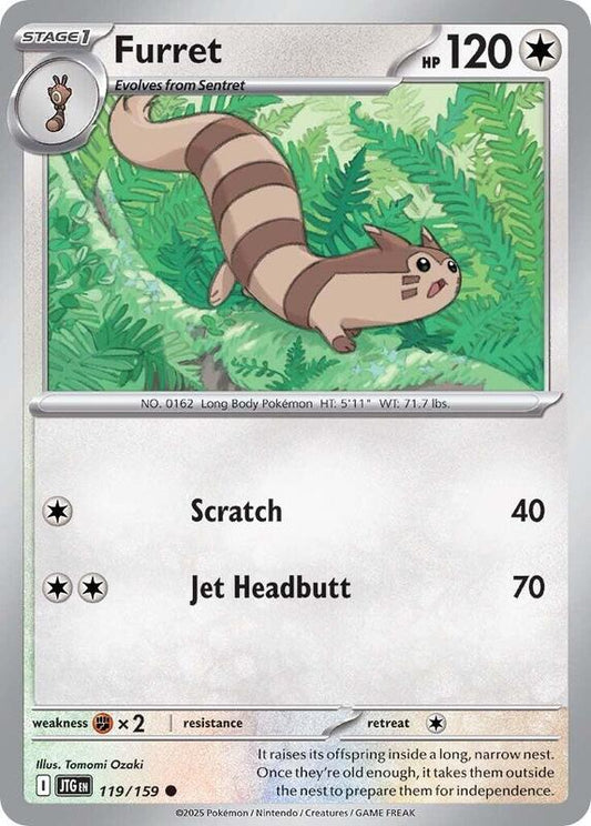Furret - 119/159 - Common - Reverse Holofoil