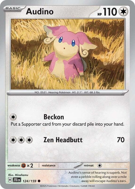 Audino - 124/159 - Common - Reverse Holofoil