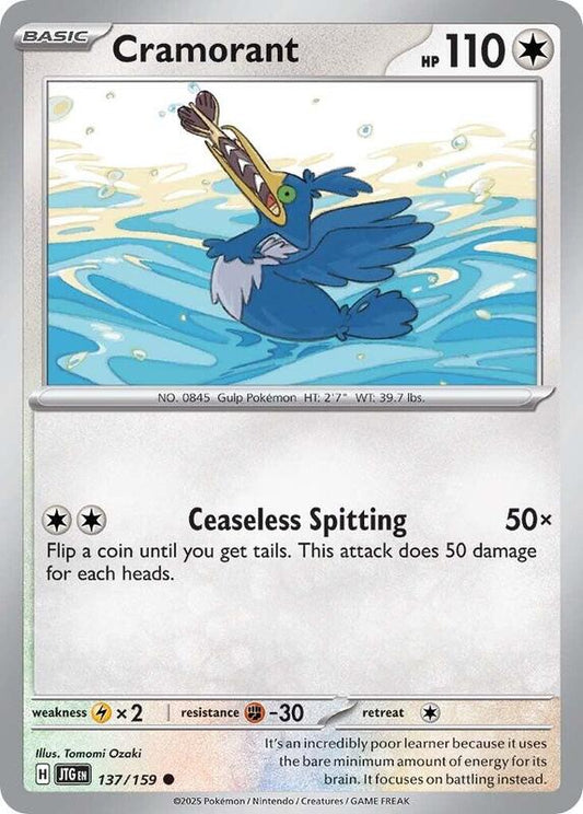 Cramorant - 137/159 - Common - Reverse Holofoil