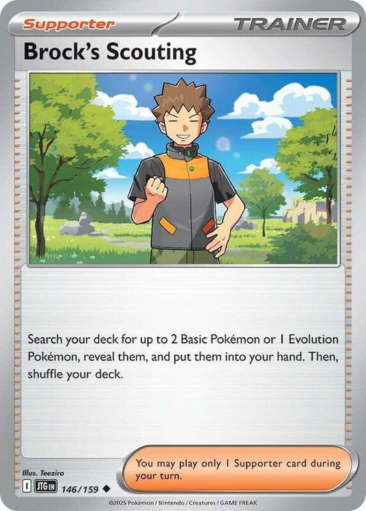 Brock's Scouting - 146/159 - Uncommon - Reverse Holofoil