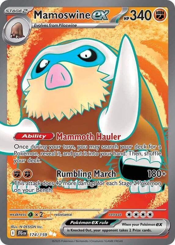 Mamoswine ex - 174/159 - Ultra Rare
