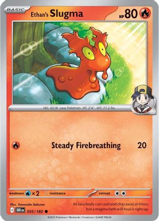 Ethan's Slugma 035/182  SV10 Destined Rivals - Common