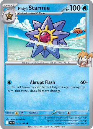 Misty's Starmie 047/182  SV10 Destined Rivals - Uncommon