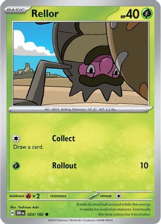 Rellor 024/182  - Reverse Holofoil SV10 Destined Rivals - Common