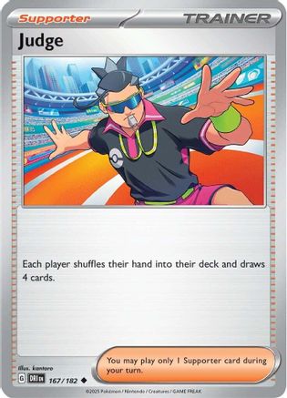 Judge 167/182  SV10 Destined Rivals - Uncommon