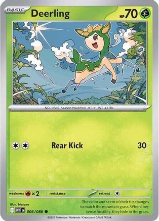 Deerling 006/086  SV White Flare - Common