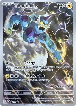Thundurus - 209 (Pokemon Center Exclusive) 209 - SV Scarlet  Violet Promo Cards Holofoil