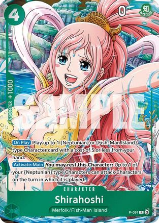 Shirahoshi (Event Pack Vol. 7) (P-091) - One Piece Promotion Cards Foil