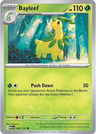 Bayleef 009/132  ME01 Mega Evolution - Common