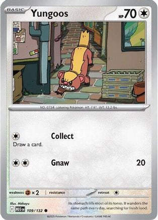 Yungoos 109/132  ME01 Mega Evolution - Common
