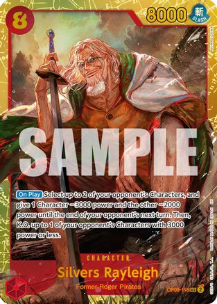 Silvers Rayleigh - OP08-118 (Reprint) (OP08-118) - Premium Booster -The Best- Vol. 2 Foil