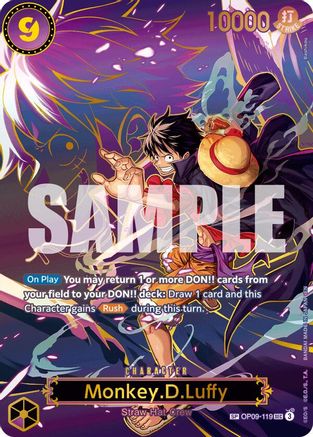 Monkey.D.Luffy - OP09-119 (SP) (OP09-119) - Carrying On His Will Foil