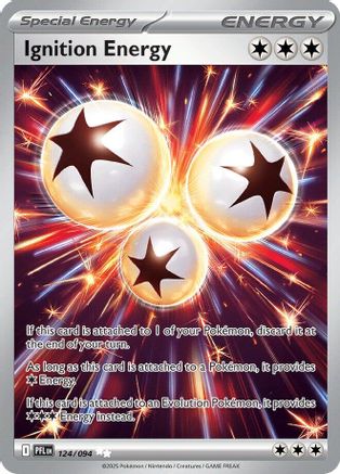 Ignition Energy 124/094  - Holofoil ME02 Phantasmal Flames - Ultra Rare