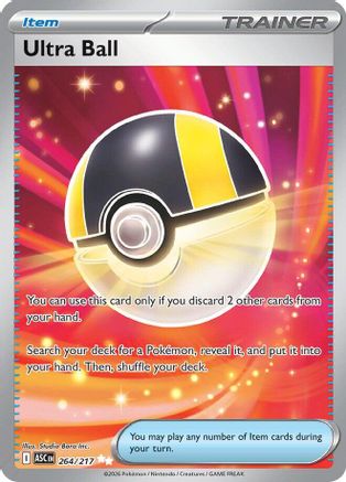 Ultra Ball 264/217  - Holofoil ME Ascended Heroes - Ultra Rare