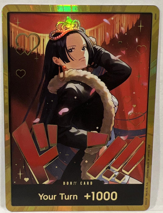 DON!! Card (Boa Hancock) (Gold) - Extra Booster: One Piece Heroines Edition Foil