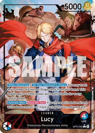 Lucy (Alternate Art) (OP15-002) - Adventure on Kami's Island Foil