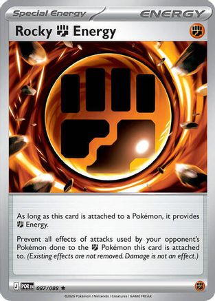 Rocky Fighting Energy 087/088  Deck Exclusives - Rare