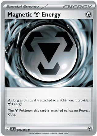Magnetic Metal Energy 085  - Reverse Holofoil ME04 Chaos Rising - Rare