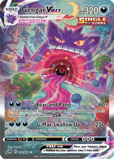 Gengar VMAX - 271/264 - Secret Rare