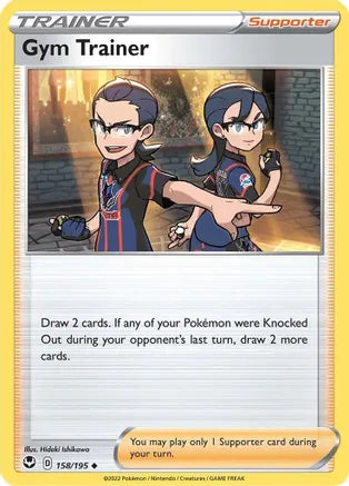 Gym Trainer - 158/195 - Uncommon - Reverse Holo