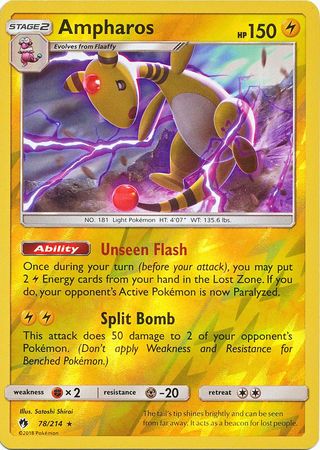 Ampharos - 78/214 - Reverse Holofoil