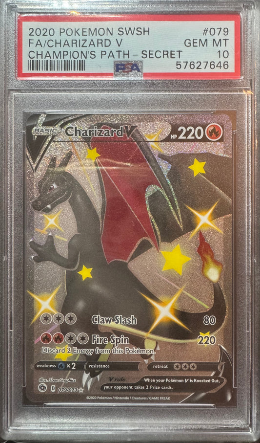 PSA 10 Charizard V - 079/073