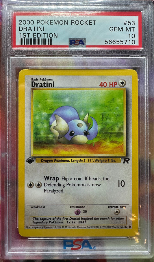 PSA 10 Dratini 53/82 (1st Edition)