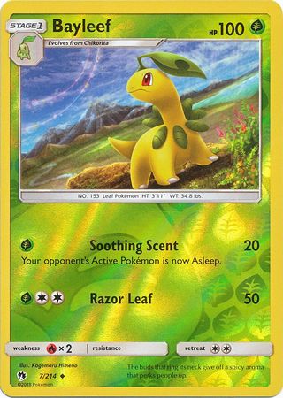 Bayleef - 7/214 - Uncommon - Reverse Holofoil