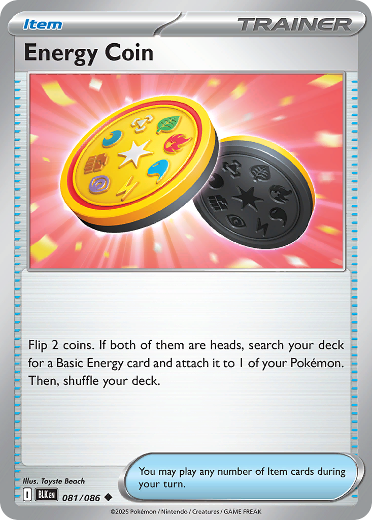 Energy Coin (Poke Ball Pattern) - 081/086 - Uncommon