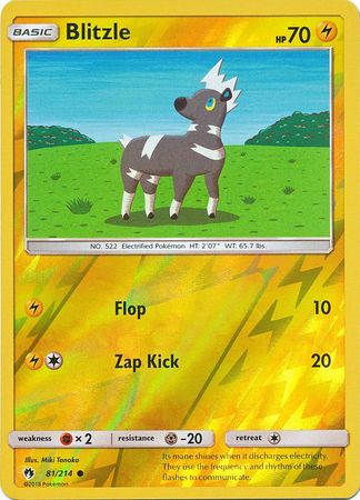 Blitzle - 81/214 - Common - Reverse Holofoil
