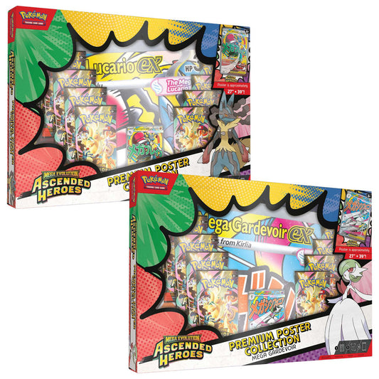 Ascended Heroes Premium Poster Collection Sealed Case (6 boxes, 3 of each) (Pre-Order)