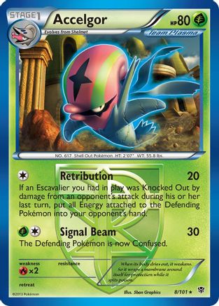 Accelgor (Team Plasma) 008/101  Plasma Blast - Rare