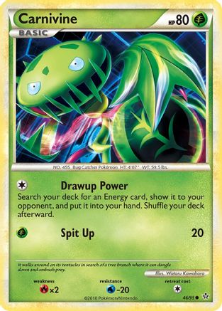 Carnivine 046  - Reverse Holofoil Unleashed - Common