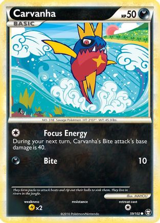 Carvanha 059  - Reverse Holofoil Triumphant - Common